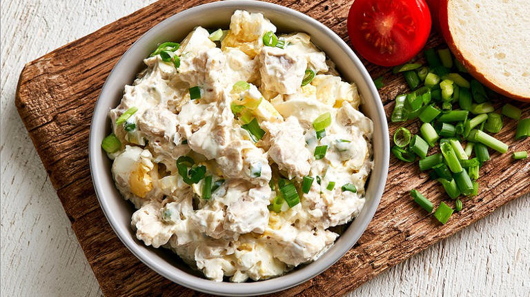 Chicken salad gets a gourmet lift when you add this canned vegetable