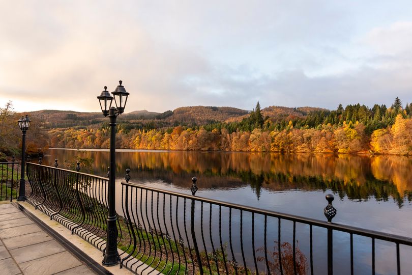 Scotland's best autumn town with golden woods and independent high street