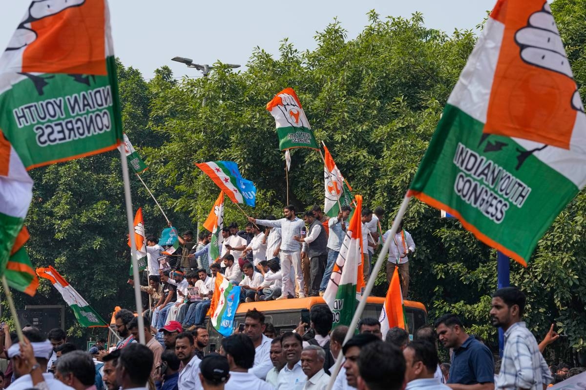 India's opposition parties march to top court as protests over voter ...
