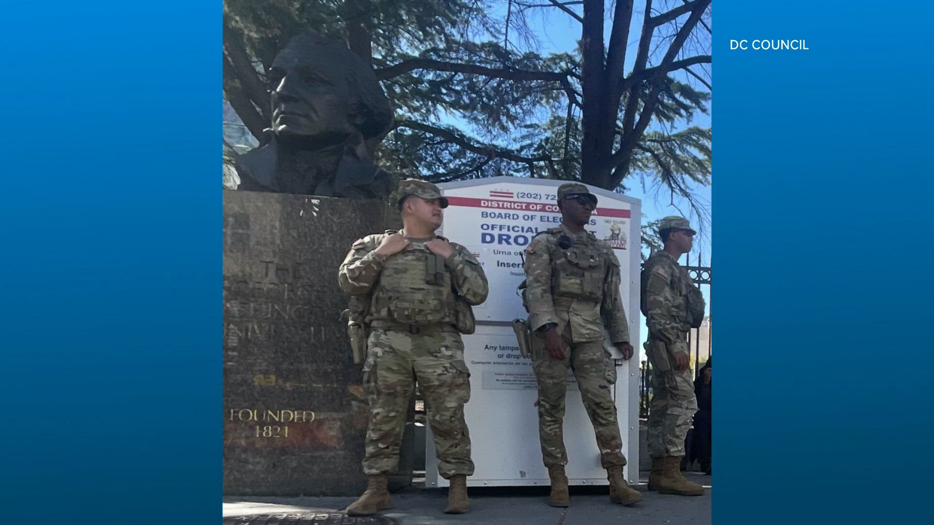 DC Board of Elections asks National Guard to stop patrolling around ...