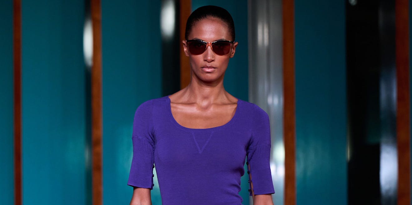 The color-blocking trend is back in a big way for spring 2027