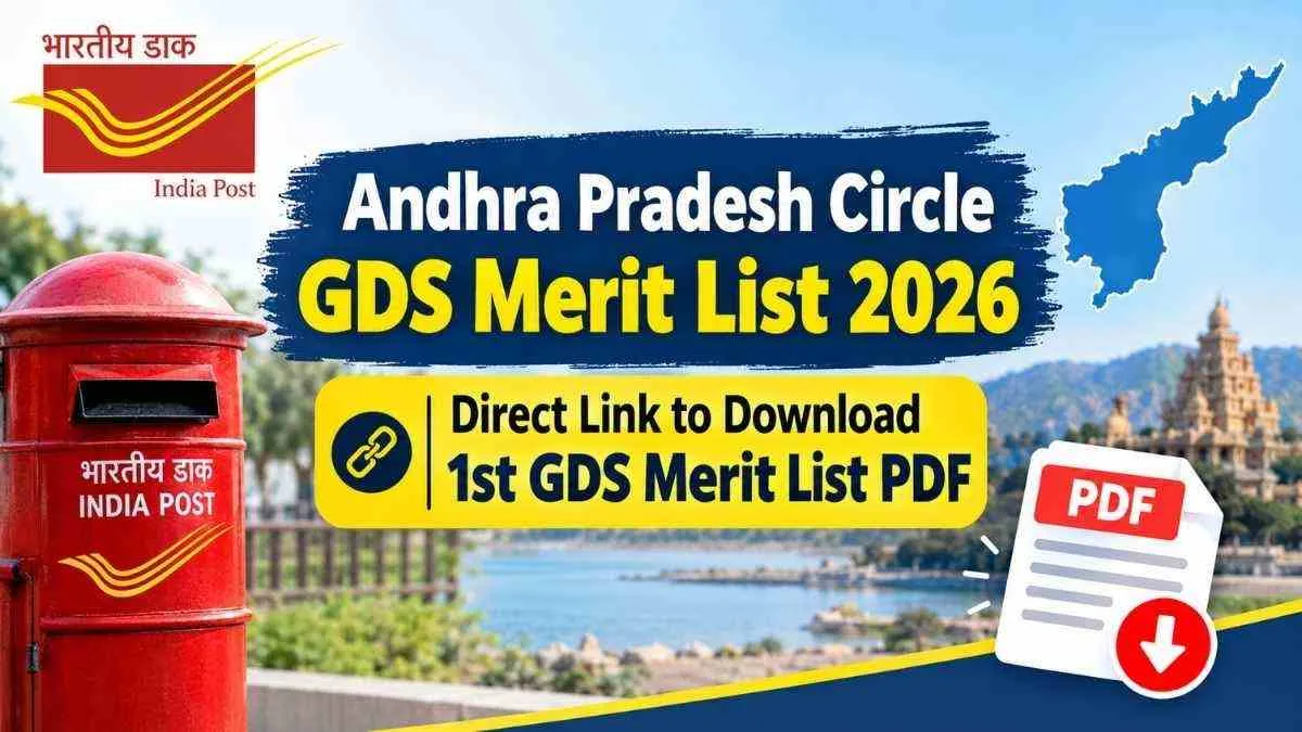 Andhra Pradesh Circle GDS merit list 2026: Direct link to download 1st ...