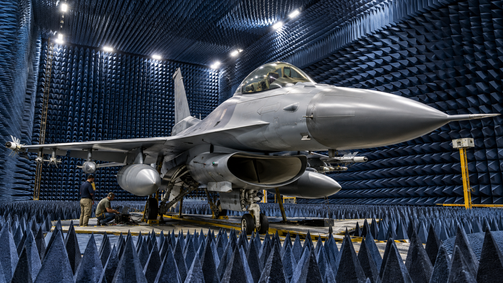 Why the US Air Force built a giant room filled with strange foam