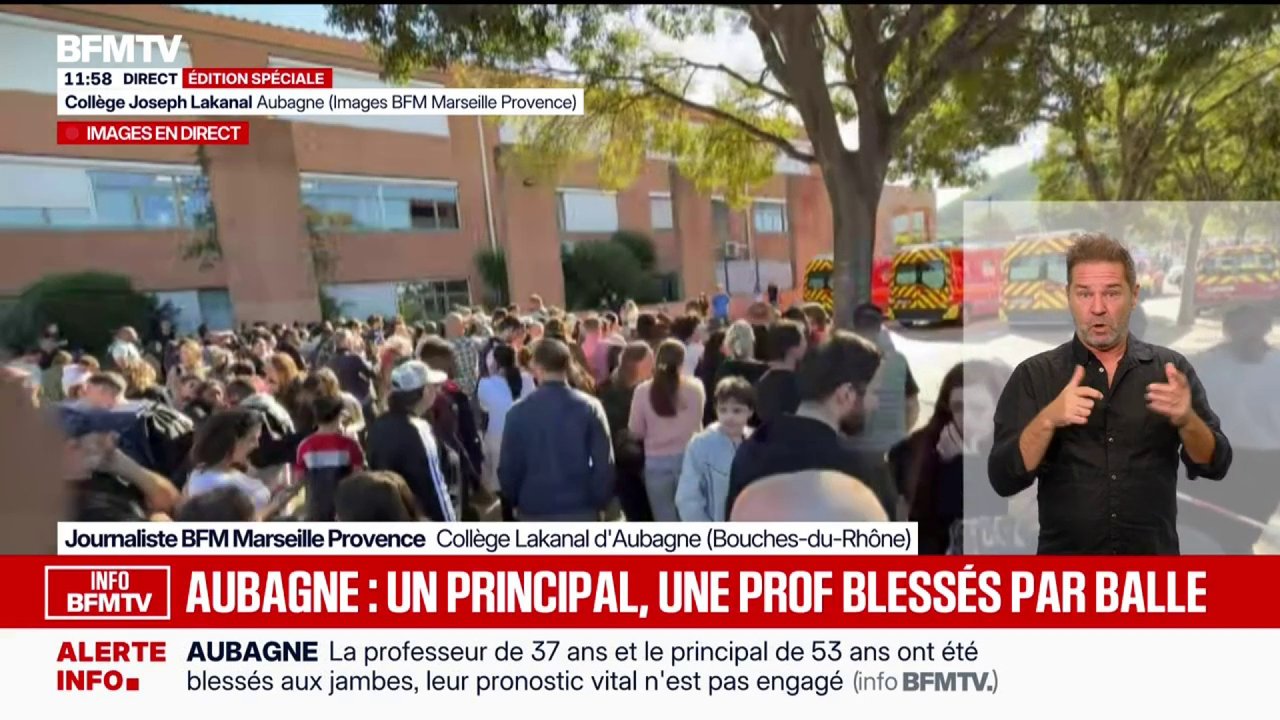 Aubagne : beaucoup de questions et d'inquiétudes devant le collège