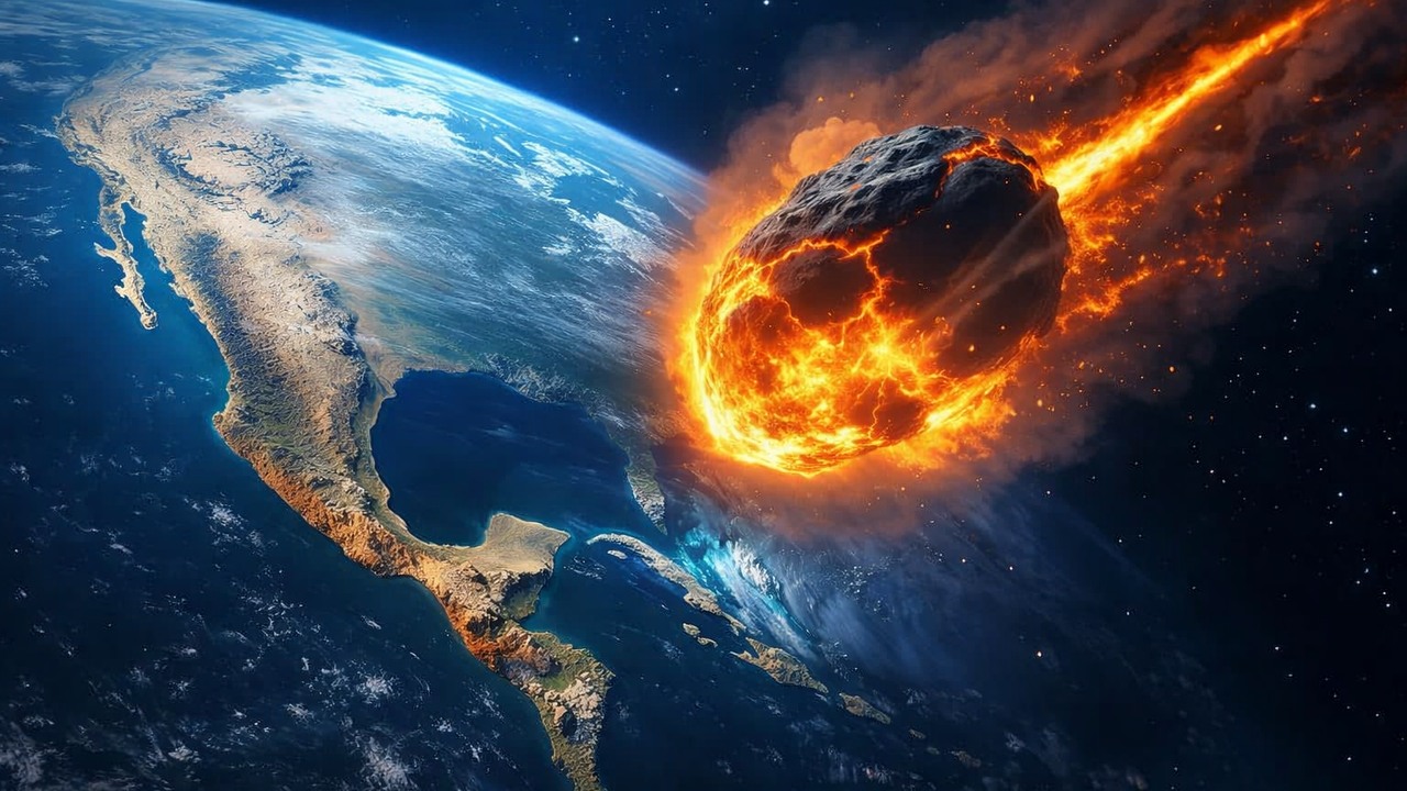 A 20-km asteroid hits Earth at 20 km/s – then a magnitude 10 earthquake ...