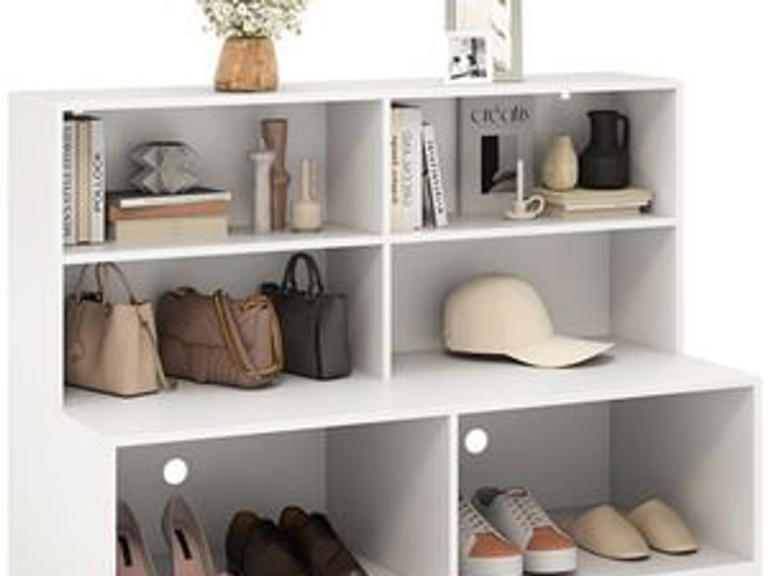 The Range £30 'two in one' storage unit is ideal for keeping hallways tidy