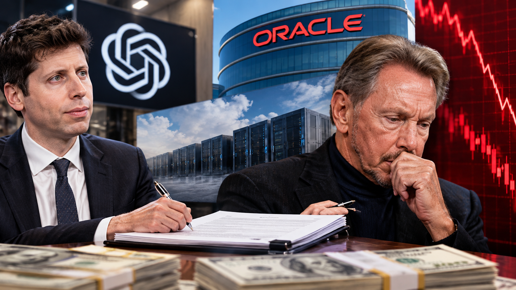 Oracle signed a $300 billion AI deal with OpenAI then its stock fell ...