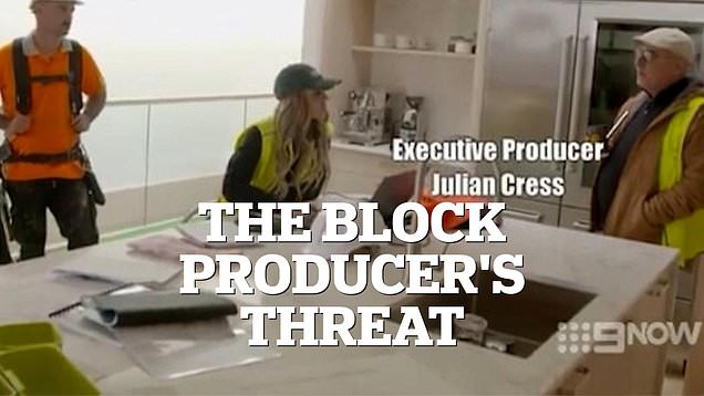 The Block producer threatens to disqualify Courtney and Sev