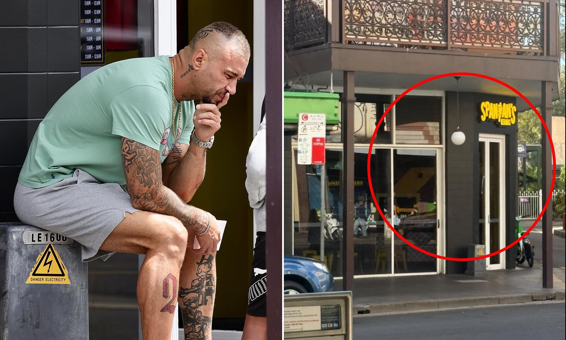 Spanian shuts down kebab store