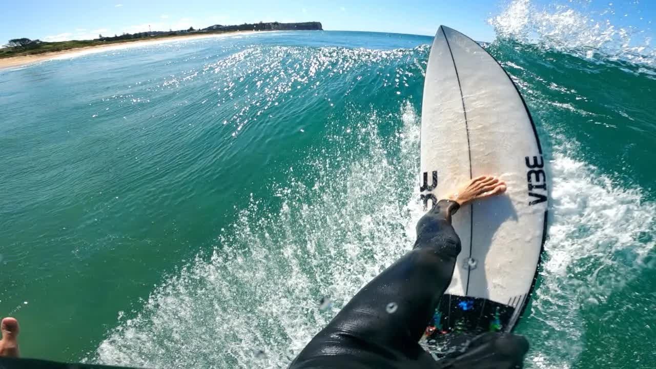 He surfed a Sydney beach break with GoPro’s Taiyo Masuda