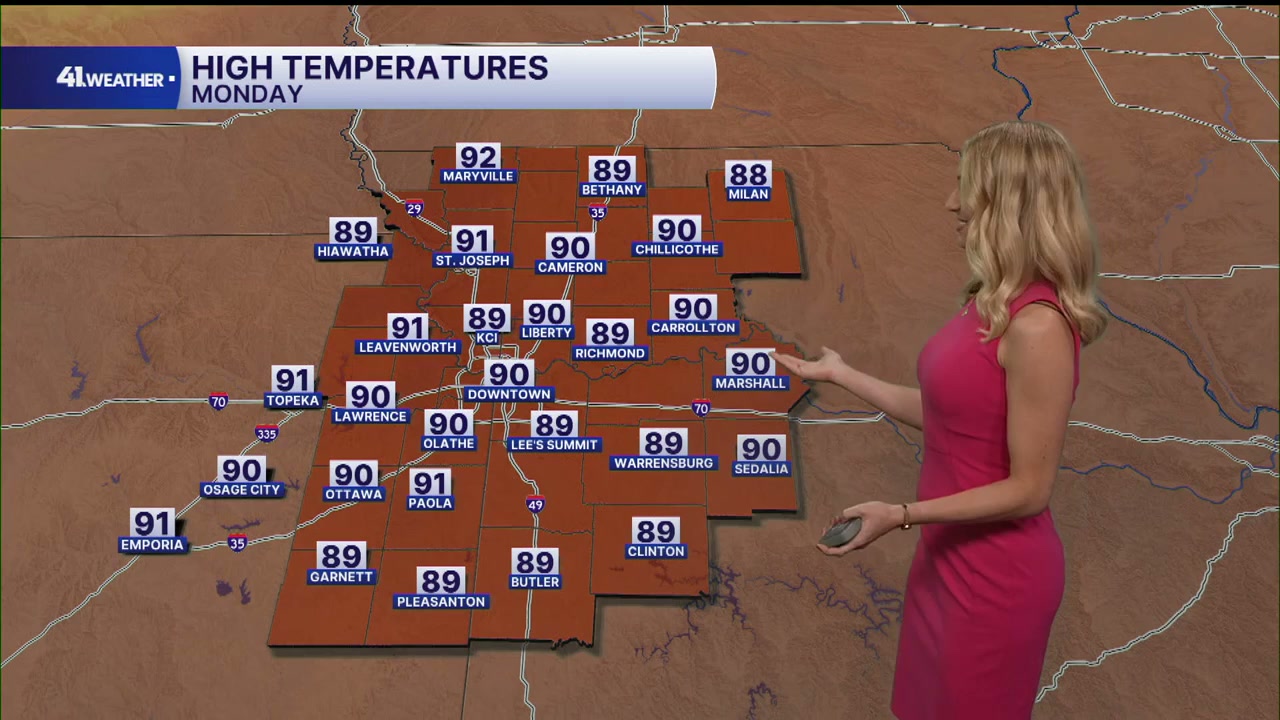 KSHB 41 weather Monday morning update