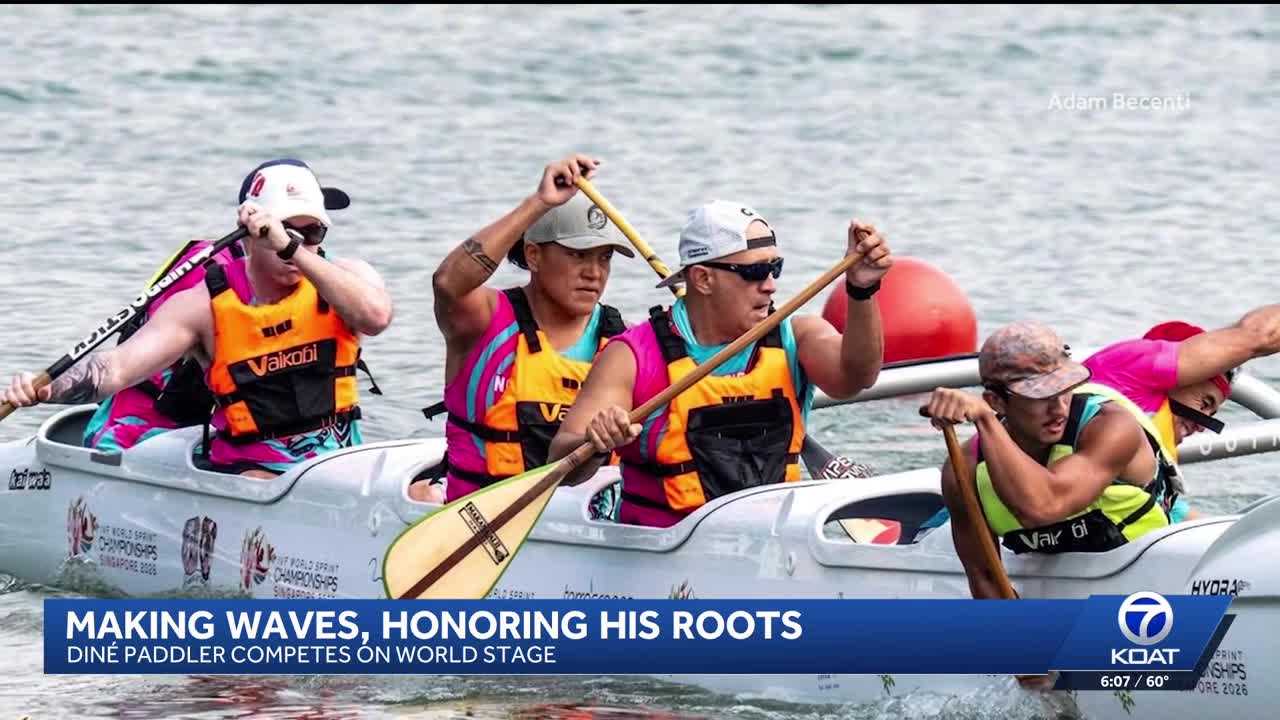 Diné paddler honors his roots on the world stage