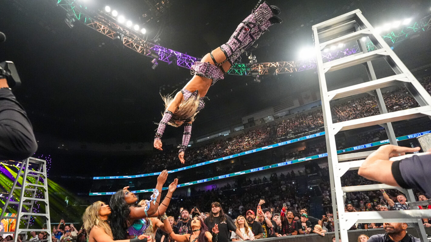WWE’s Tiffany Stratton shares health update after horrifying ladder fall