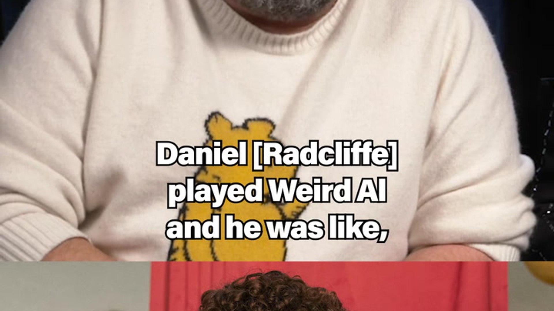 Bobby Moynihan's hilarious on-set 'Weird Al' gaffe with Daniel Radcliffe