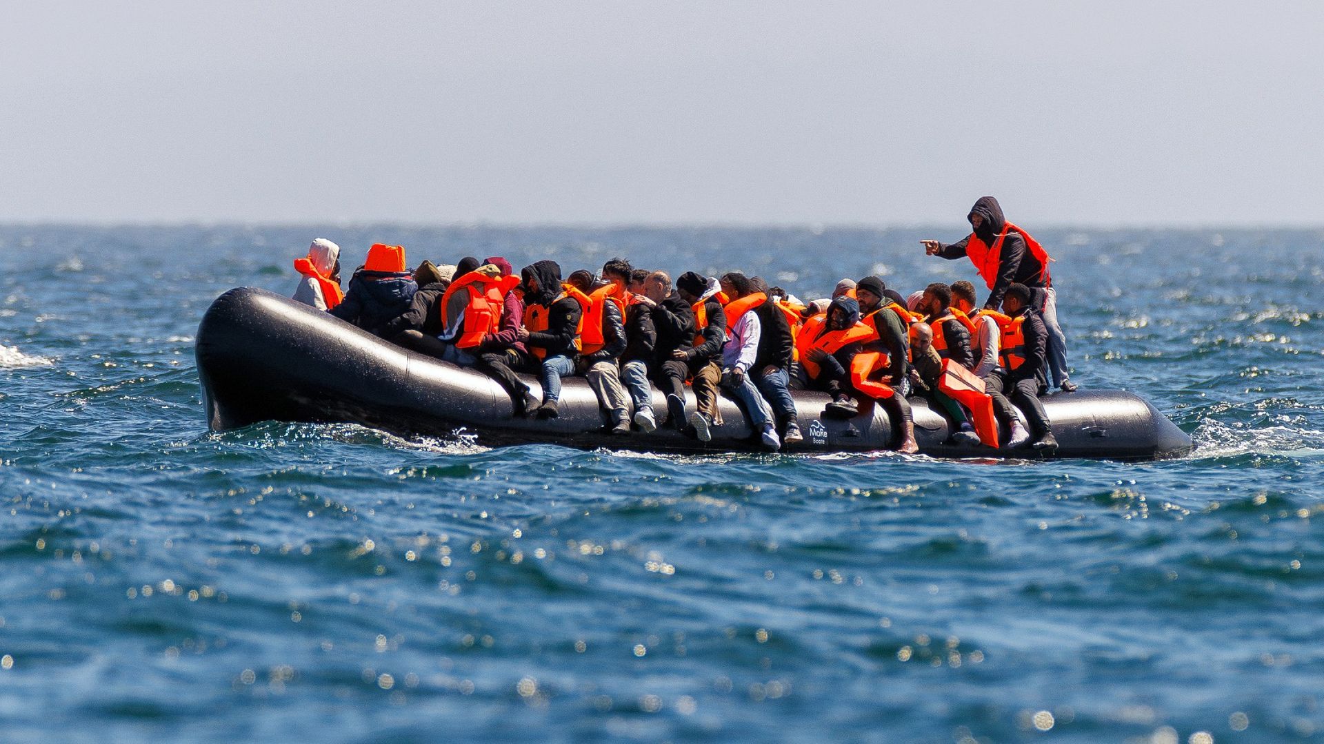 How are small boat arrivals processed?