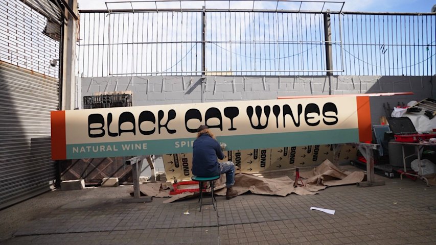 Made in: Brooklyn-based artist hand-paints signs for NYC businesses