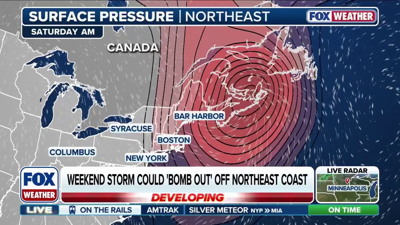 A powerful storm could explode off New England as powerful winds target ...