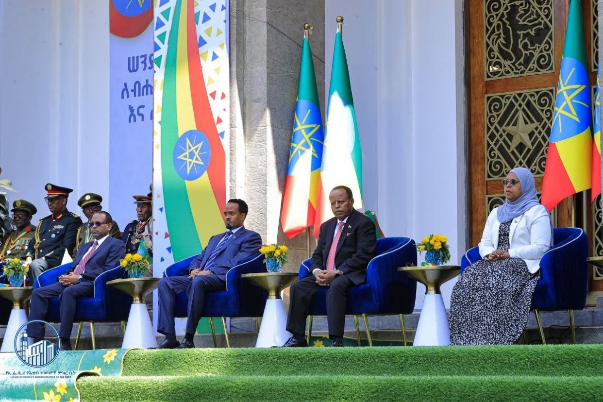 President Taye urges strengthening unity and sovereignty on Flag Day