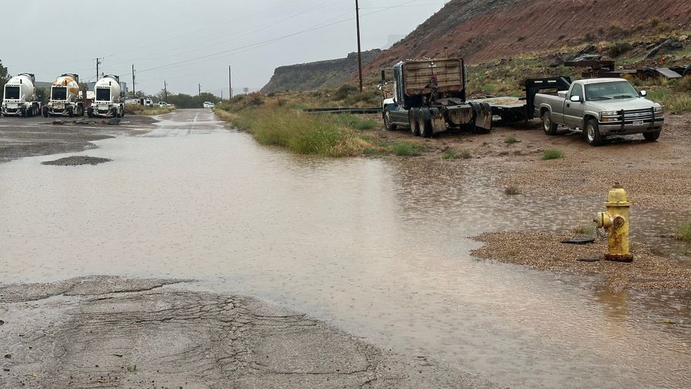 Minor flooding hits southern Utah as communities brace for heavier rain