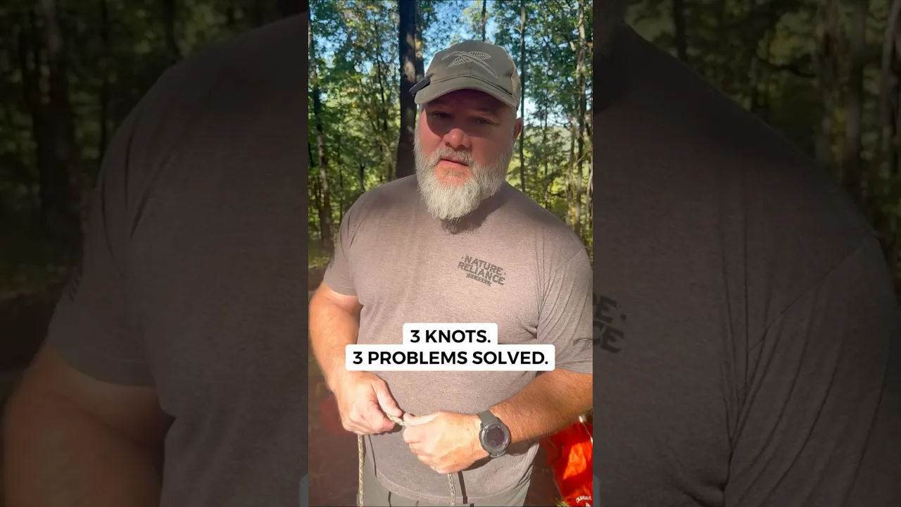 3 camping knots for tarp setup: tighten, join & anchor