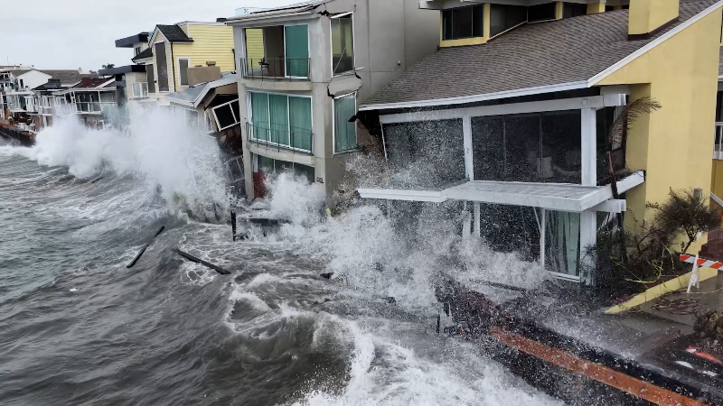 Pouring rain continues in the West after Rachel pounds the Pacific coast