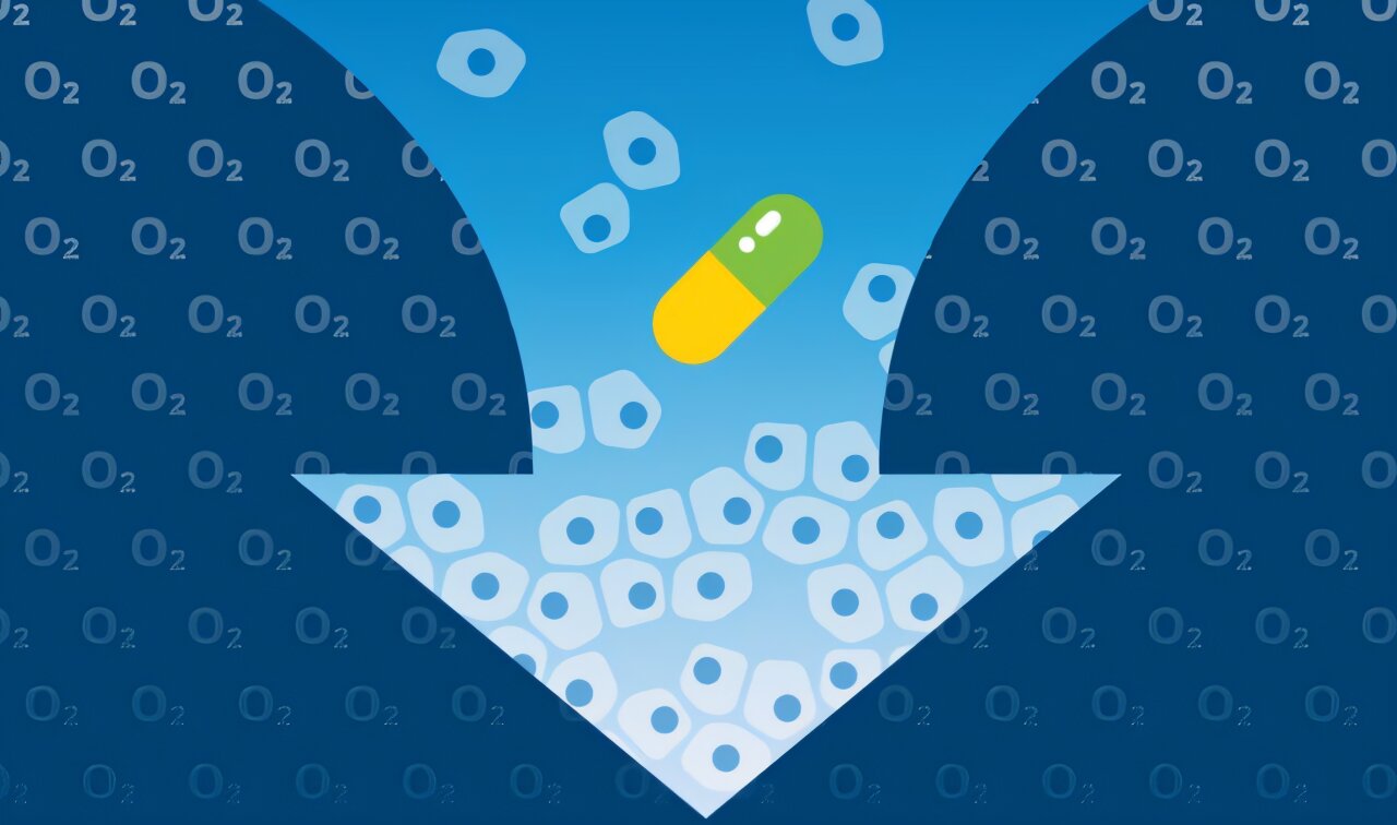 Drug combination that reduces oxygen levels in tissues improves ...