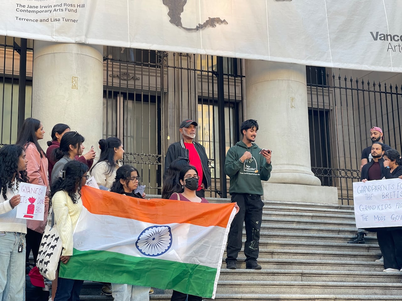 Dozens gather in Vancouver in solidarity after protests in India result ...
