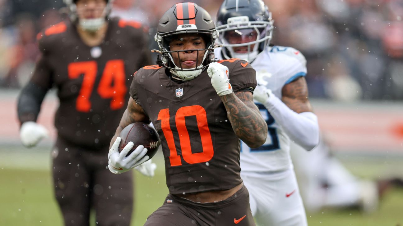 Browns RBs Quinshon Judkins, Dylan Sampson expected to play