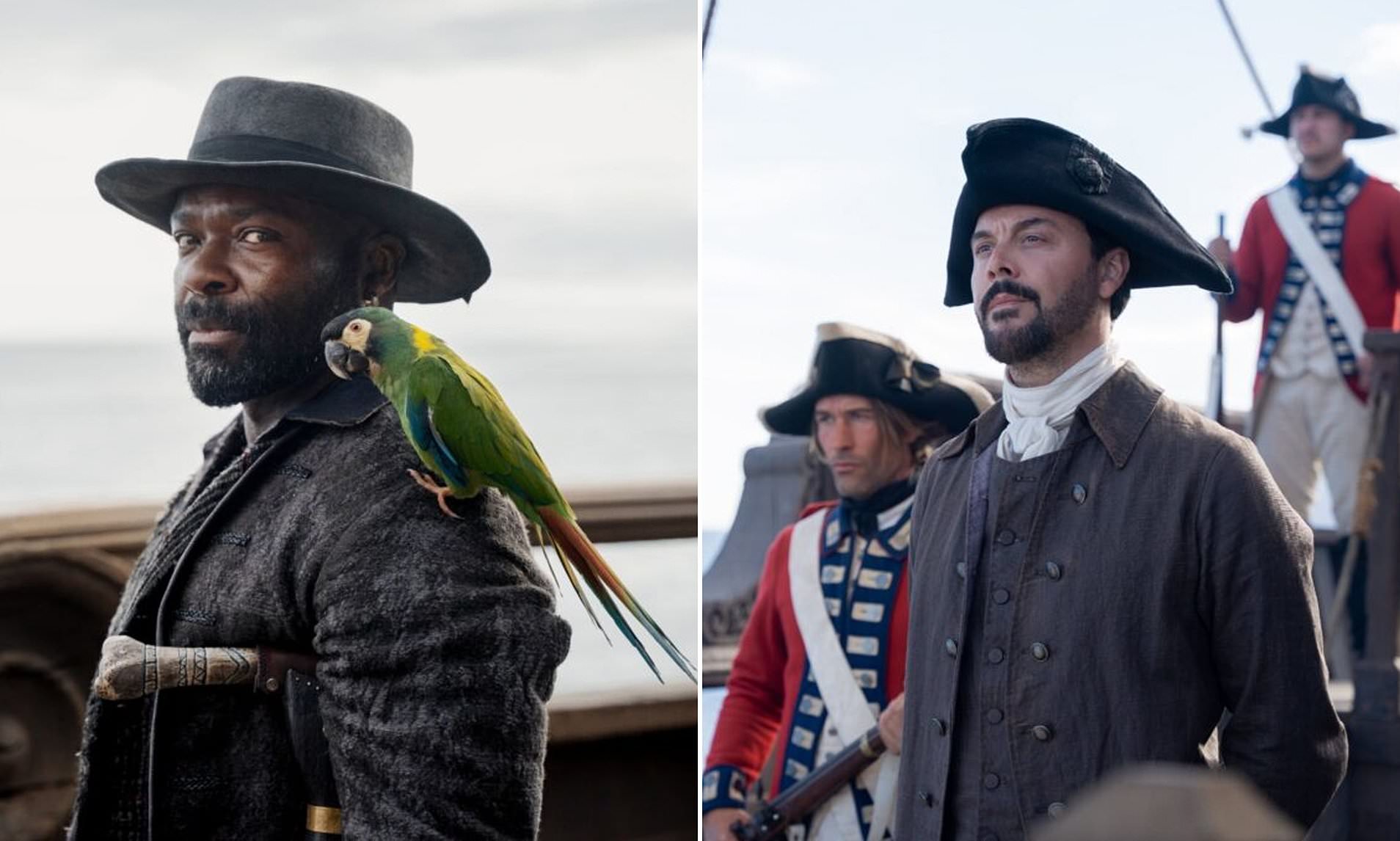 You wouldn't mess with this menacing Long John Silver: Roland White ...