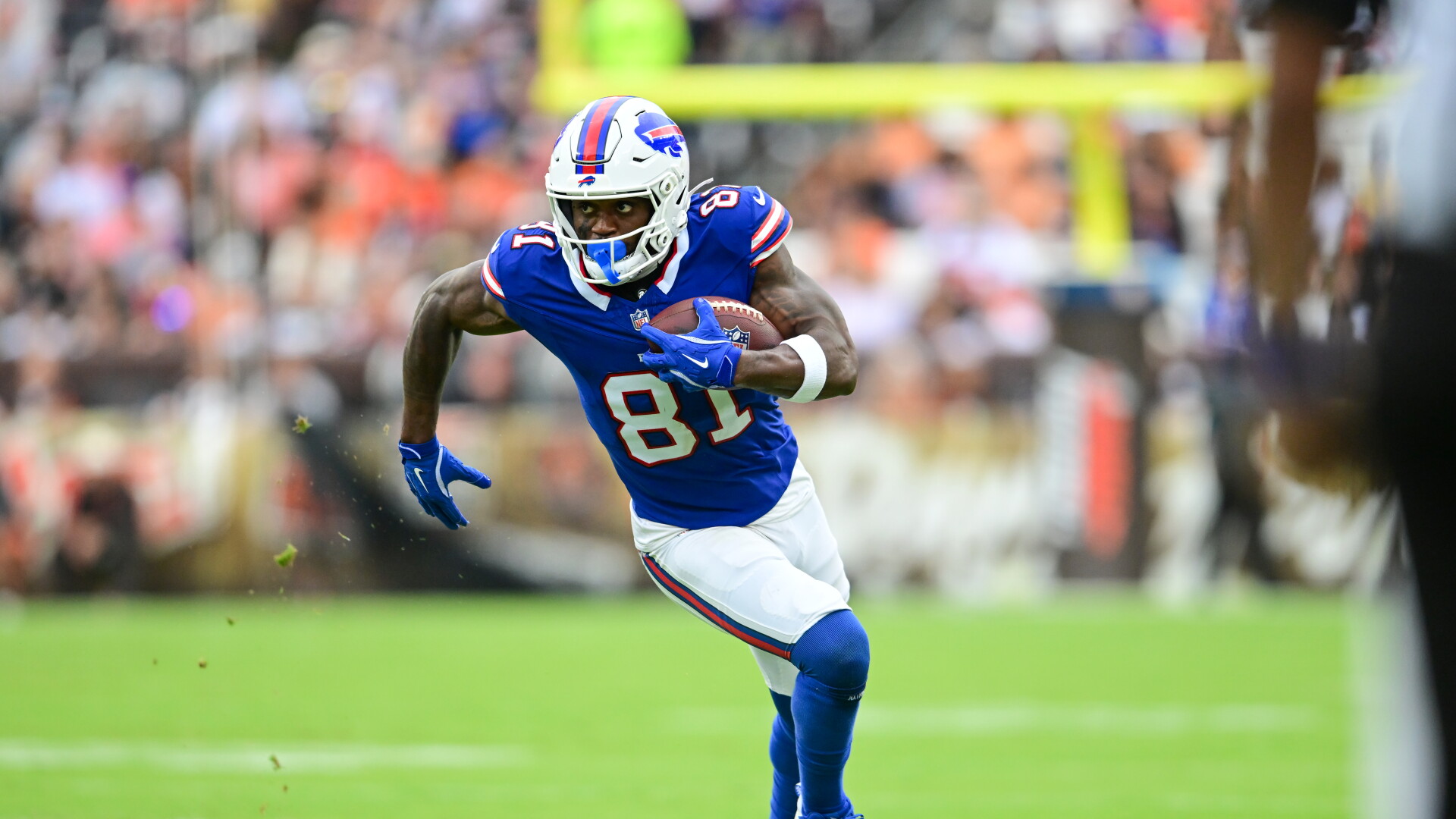 Bills elevate WR Trent Sherfield, DL Phidarian Mathis for Monday night