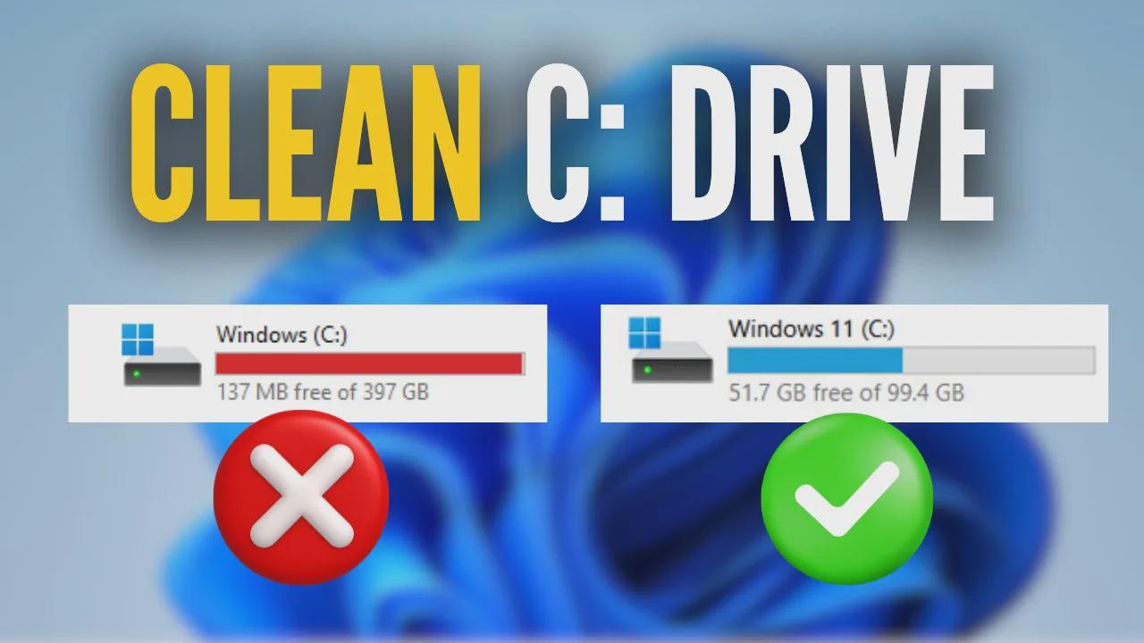 How to clean C drive in Windows 11 - quick and easy