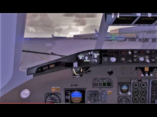 MD-80 American Airlines departure from Austin with ATC