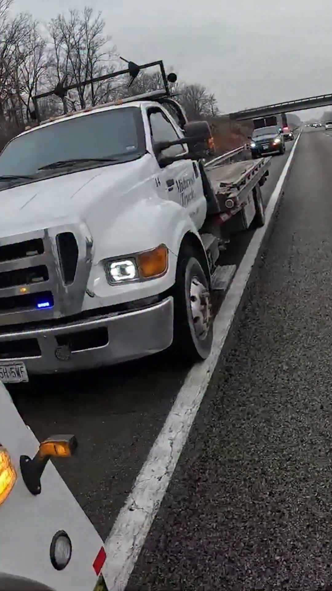Truck recovery found in an unusual spot