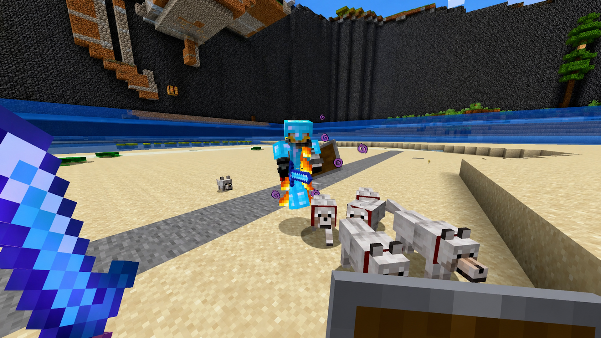 Winning a large scale Minecraft server event