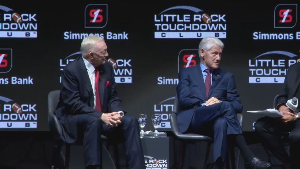 Jerry Jones announces $10 million grant for Clinton Foundation at LR ...