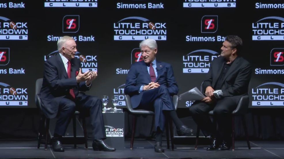 Jerry Jones announces $10 million grant for Clinton Foundation at LR ...