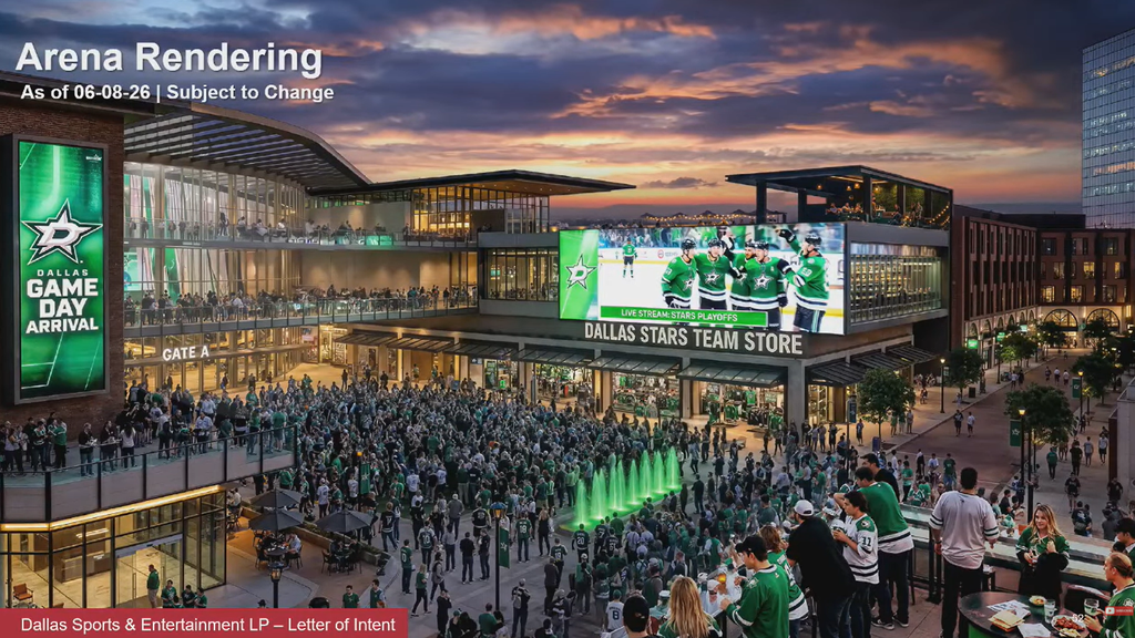 Plano reviews Dallas Stars arena proposal: traffic, costs and community impact