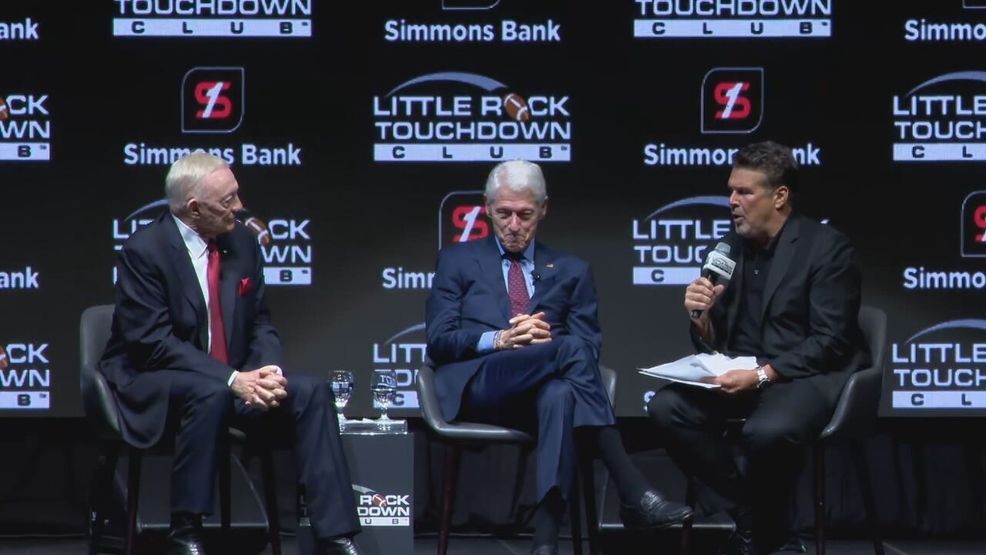 Jerry Jones announces $10 million grant for Clinton Foundation at LR ...