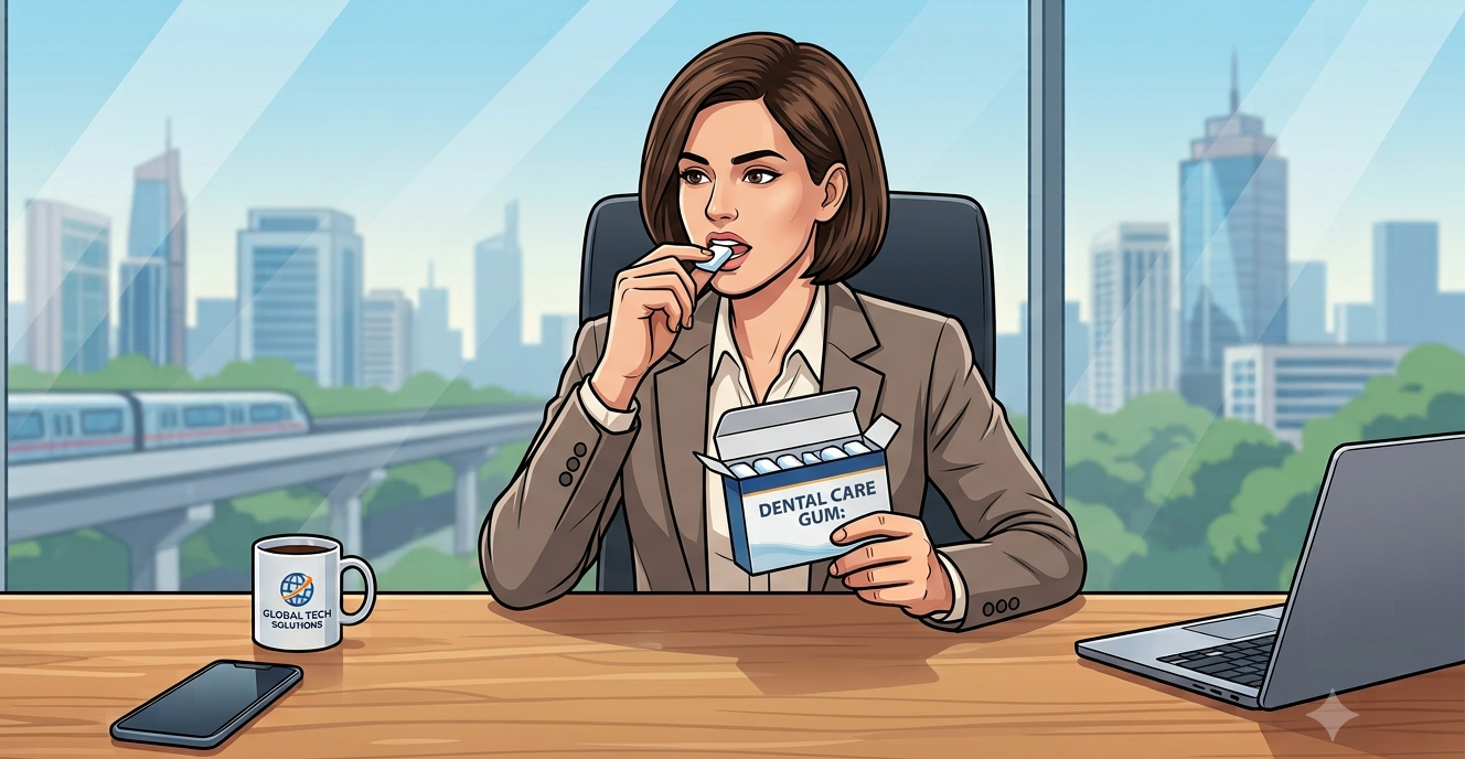 Chewing gum may be sweet, but it’s no sweetmeat