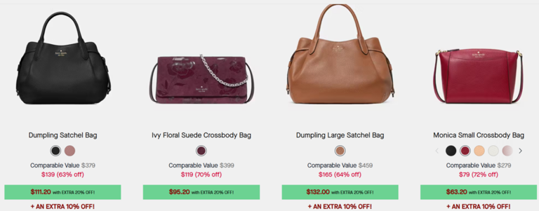 Outlet sale at Kate Spade: Up to 70% off plus extra savings