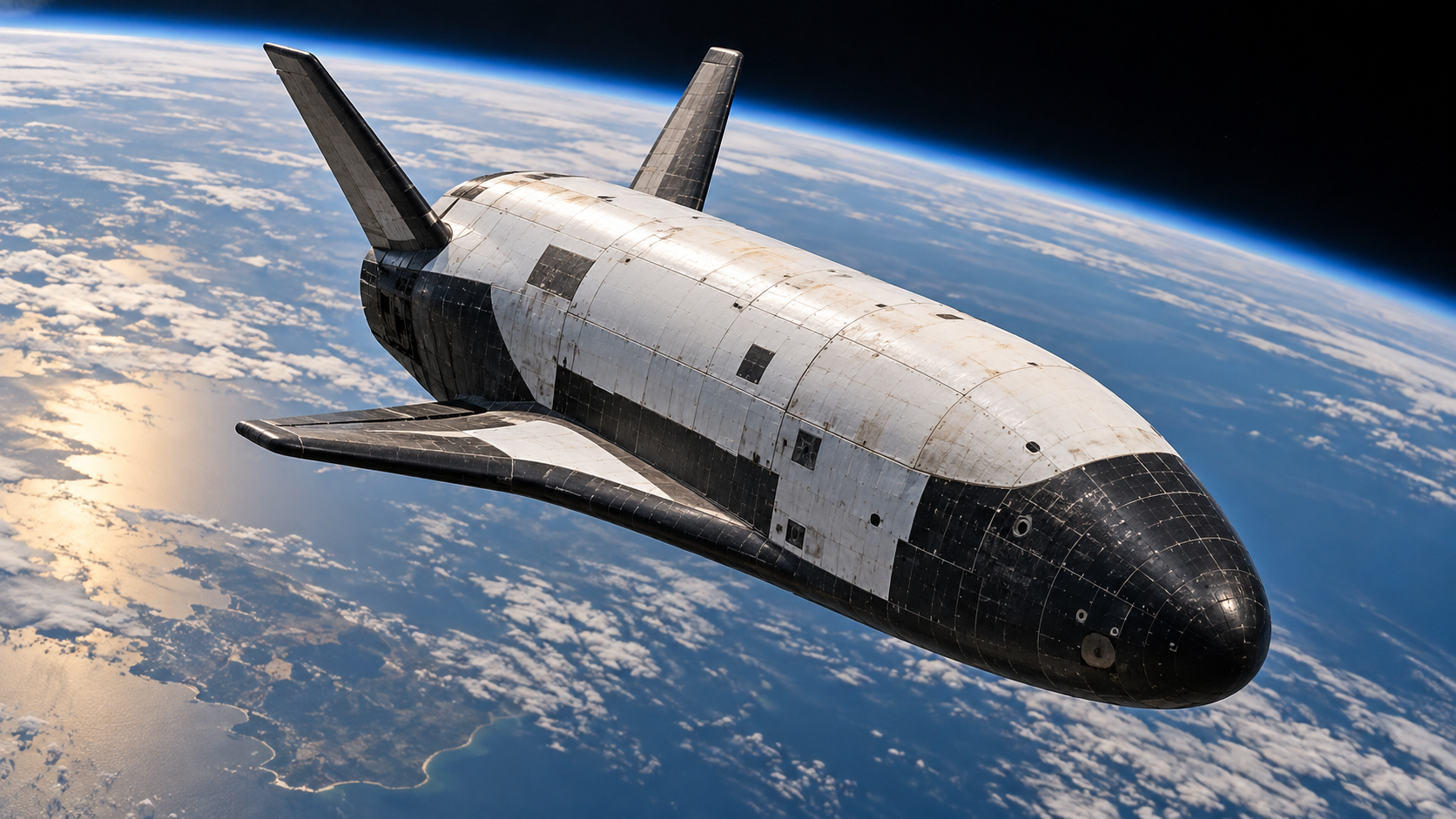 The X-37B could change orbits without burning fuel