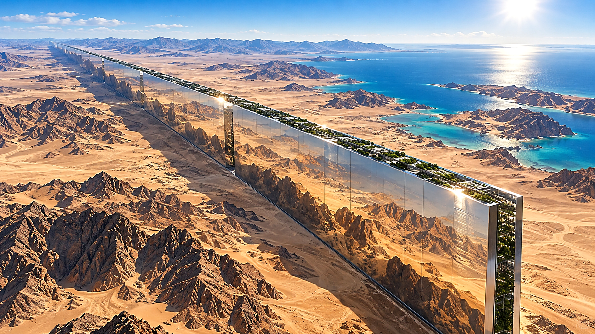 MBS wants Saudi Arabia's own pyramids, but can The Line's 170km mirror ...