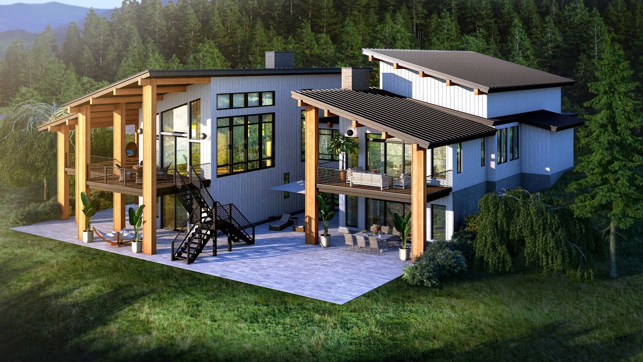 Mega modern home takes shape