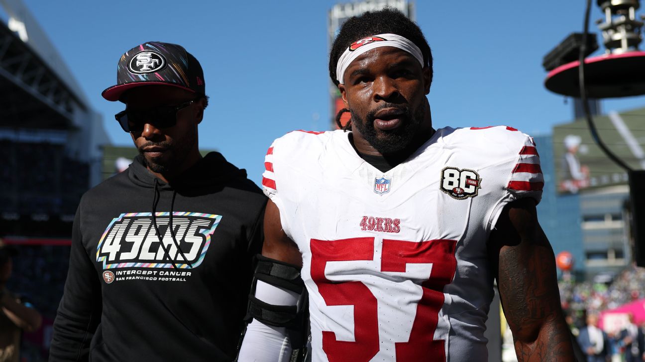 49ers' Dre Greenlaw suspended one game for head-butting helmetless ...