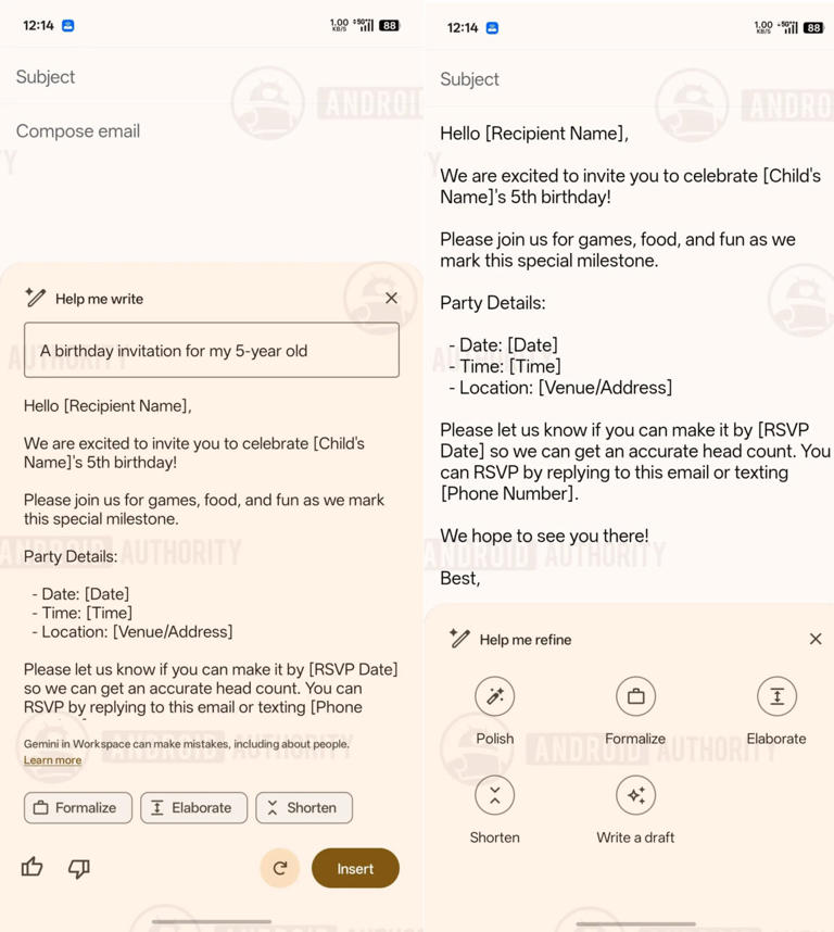 Google is building a faster way to use Gmail's ‘Help me write’ feature