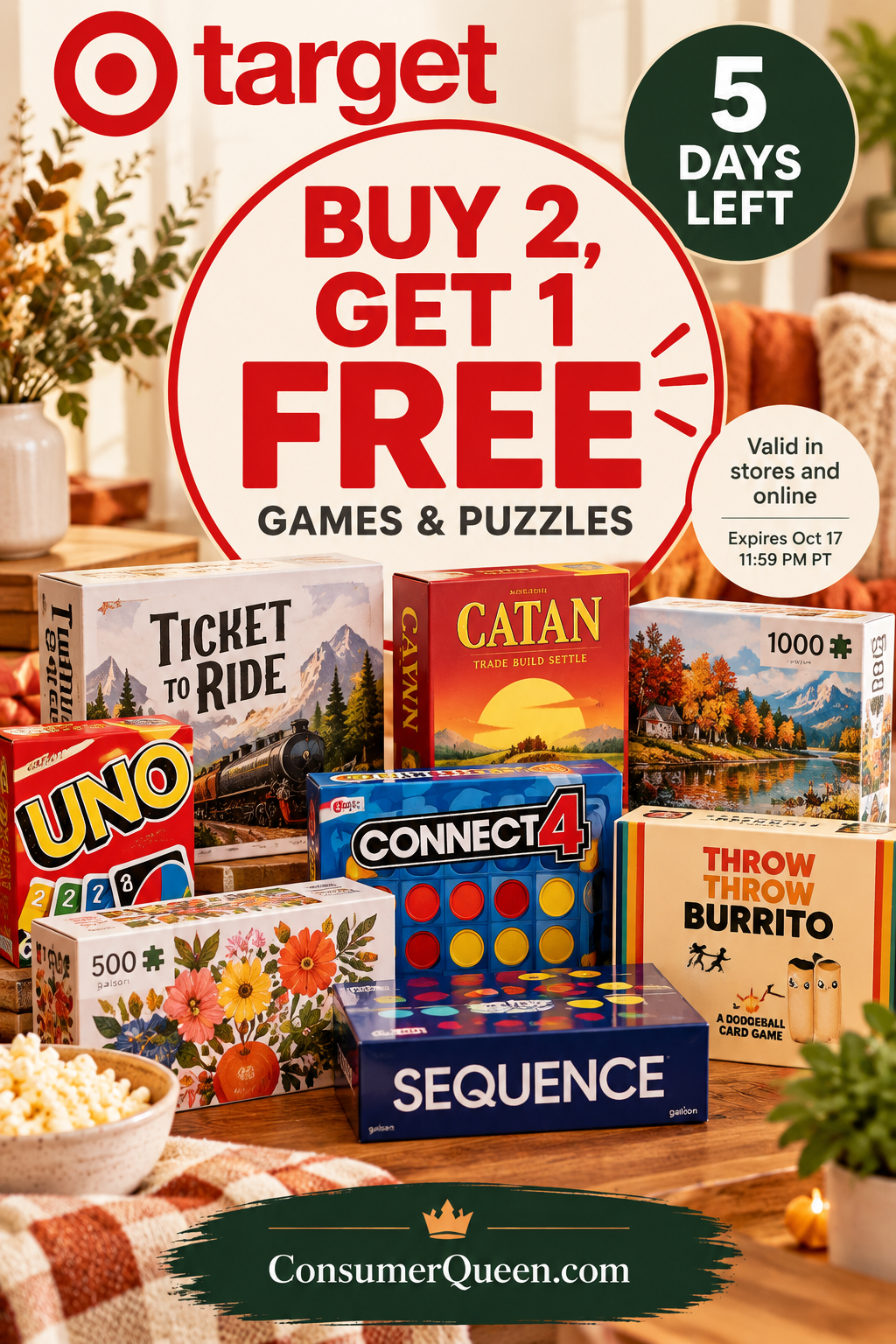 Target games sale: Buy 2, get 1 free games & puzzles