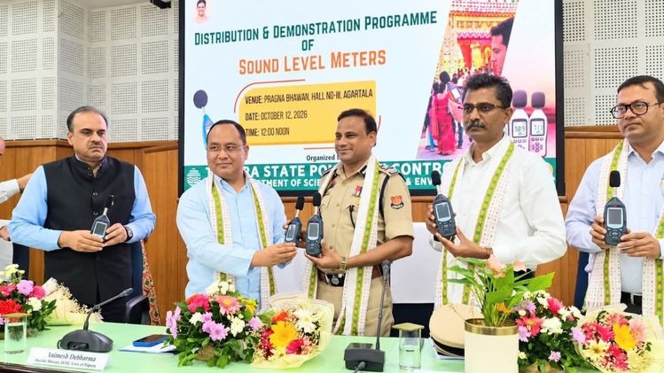 Tripura police get 35 sound level meters to check noise pollution