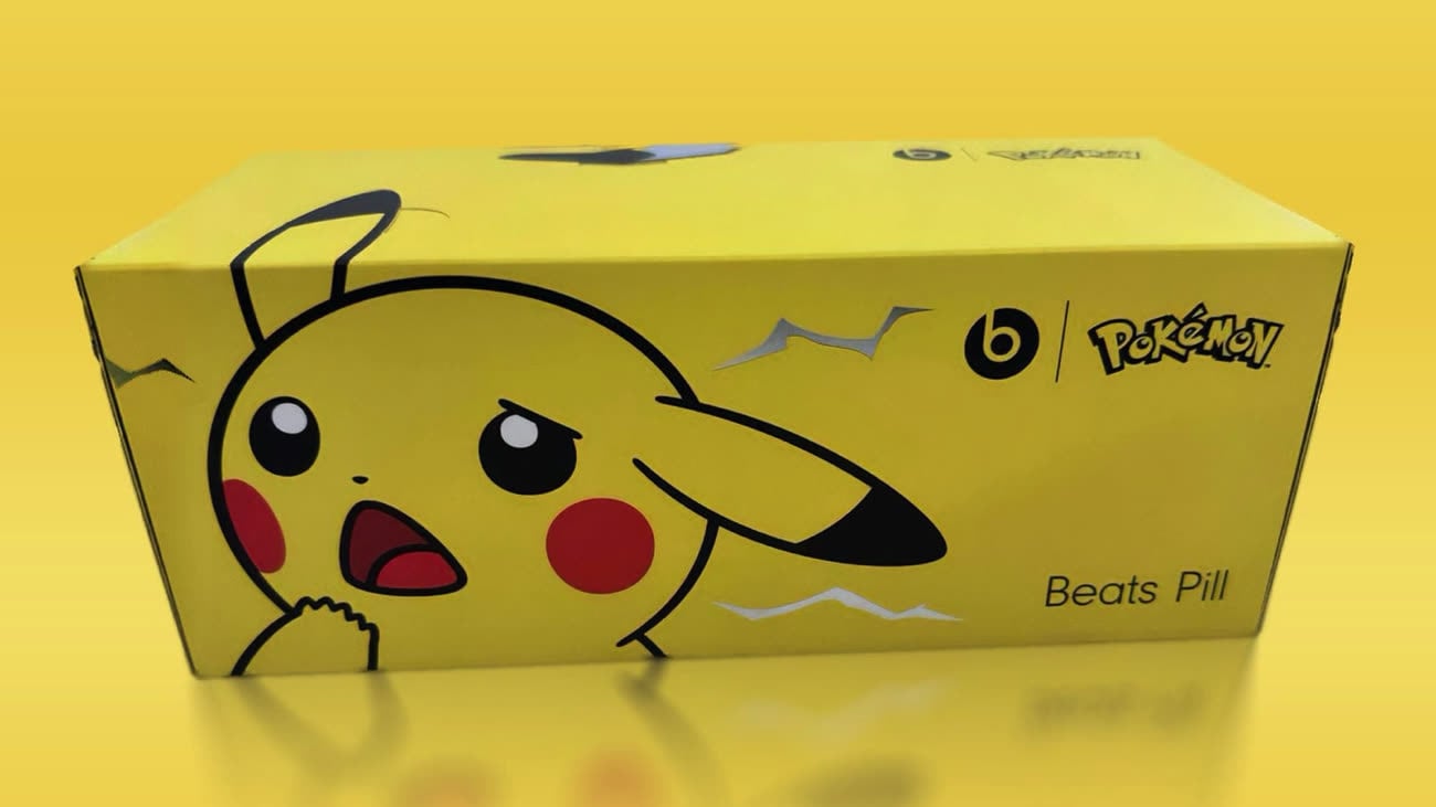 Beats va proposer une enceinte Pill aux couleurs des Pokémon