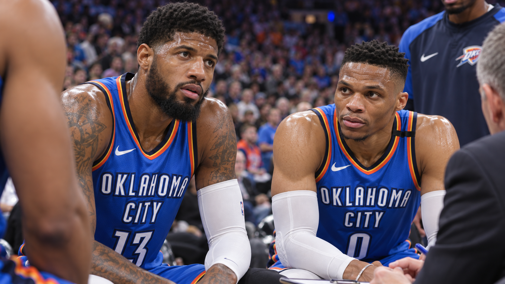 Paul George’s Oklahoma City gamble put his partnership with Westbrook ...