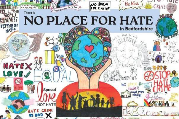 Bedfordshire pupils join campaign to spread message there is no place ...